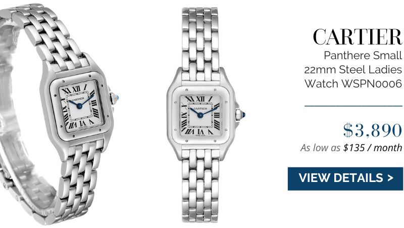 Cartier Panthere Small 22mm Steel Ladies Watch WSPN0006 