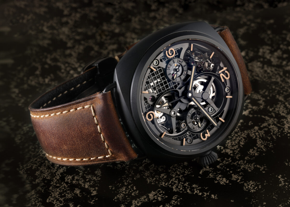 Panerai Lo Scienziato Radiomir Tourbillon Ceramic Watch PAM00348