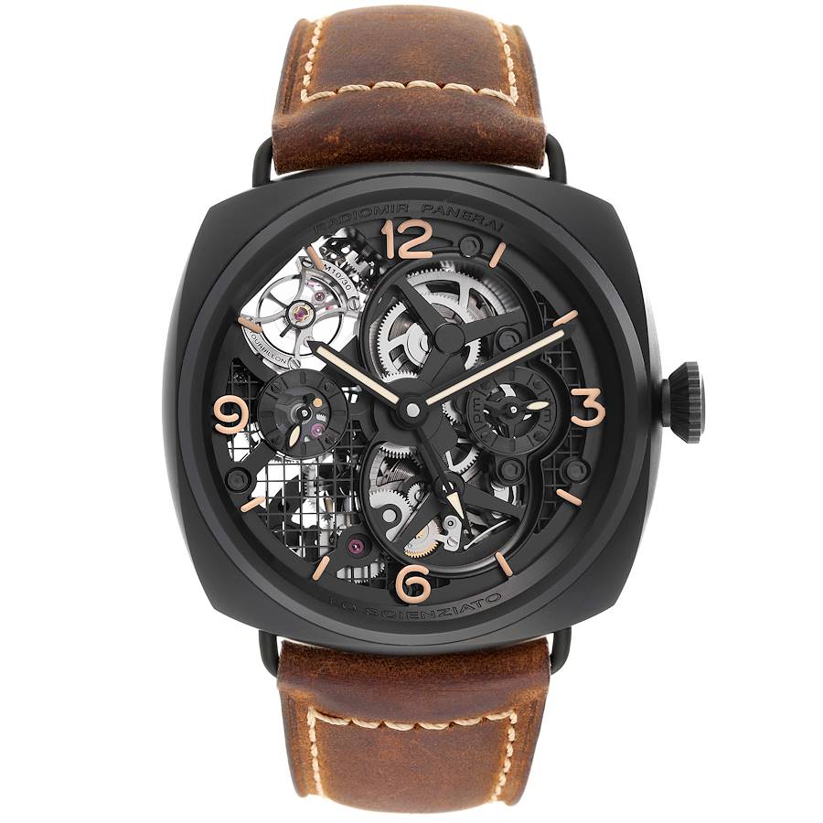 Panerai Lo Scienziato Radiomir Tourbillon Ceramic Mens Watch PAM00348