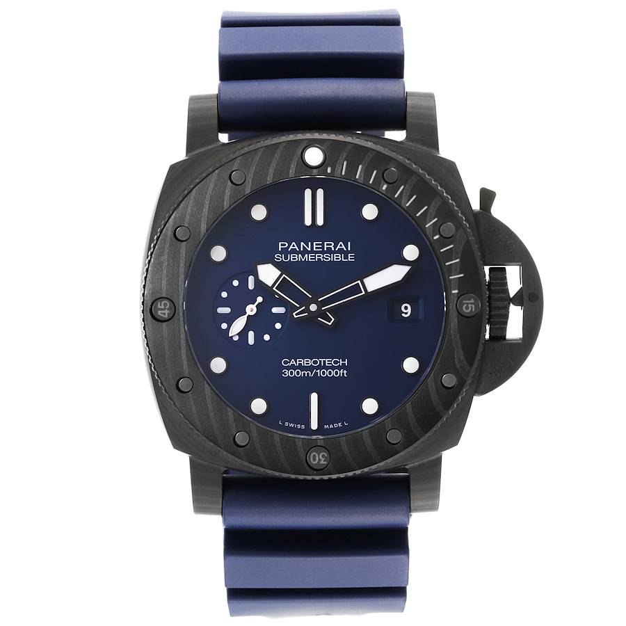 Panerai Submersible QuarantaQuattro Carbotech Mens Watch PAM01232