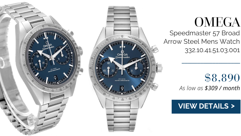 Omega Speedmaster 57 Broad Arrow Steel Mens Watch 332.10.41.51.03.001
