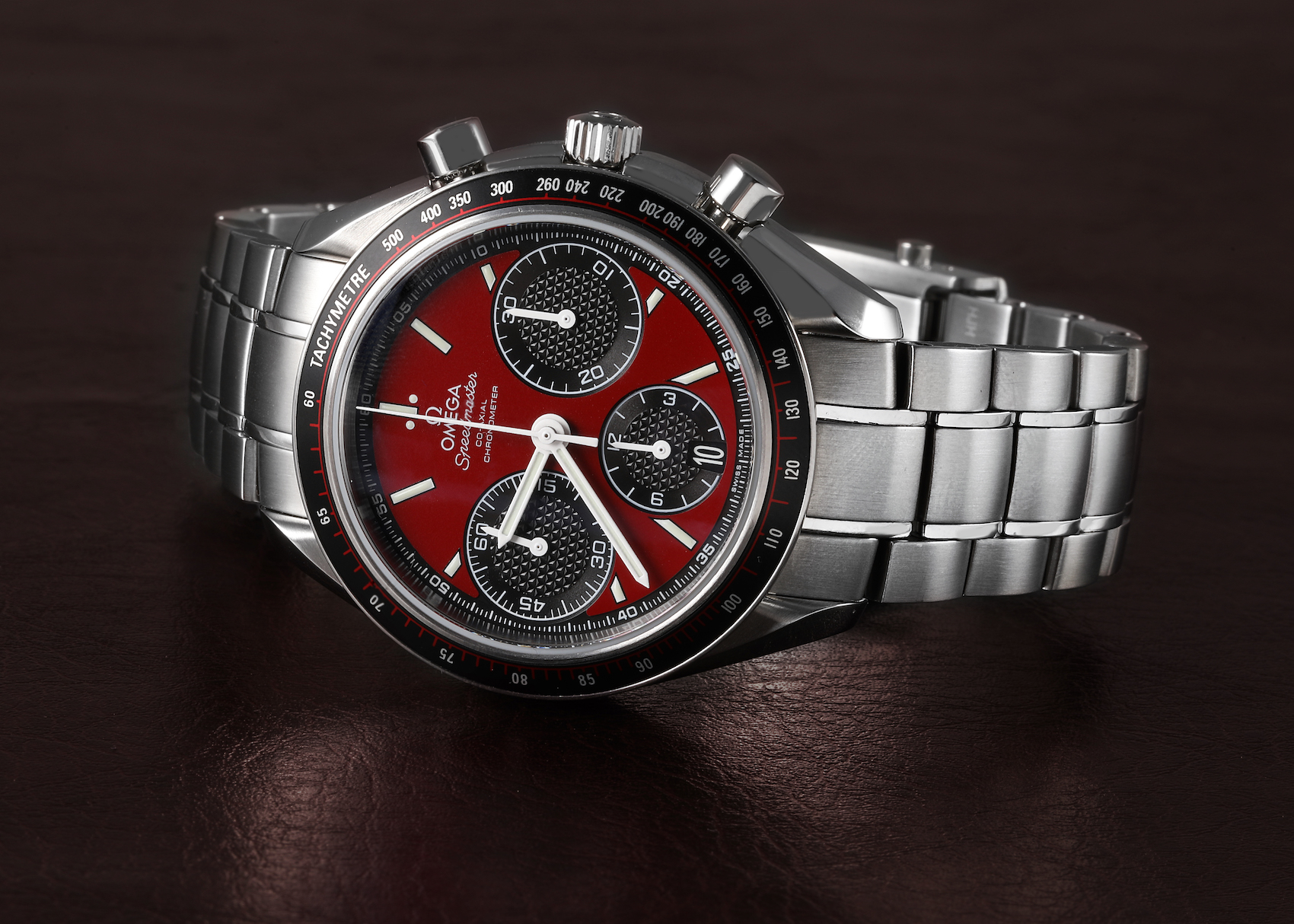 Omega Speedmaster Racing Red Dial Mens Watch 326.30.40.50.11.001
