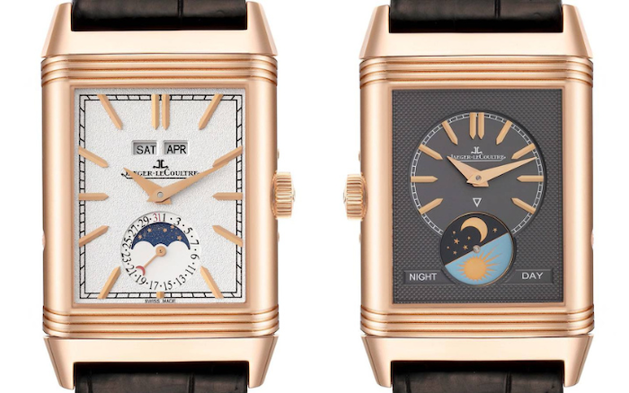 Jaeger LeCoultre Reverso Tribute Calendar Duoface Rose Gold Mens Watch 216.2.D3 Q3912420