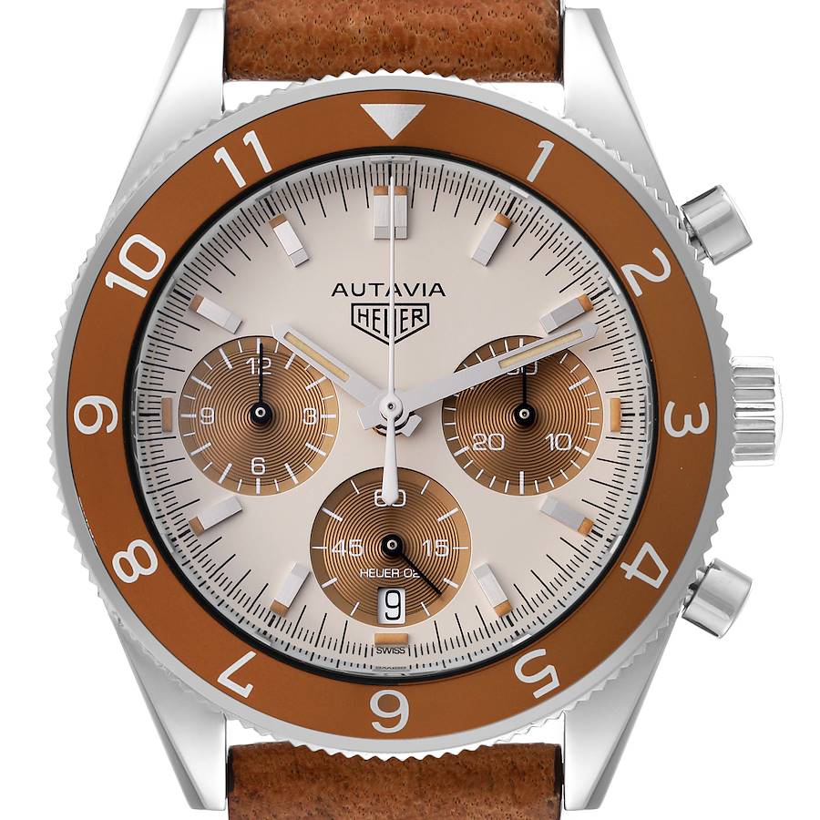 Tag Heuer Autavia Limited Edition UAE Chronograph Steel Mens Watch CBE2113