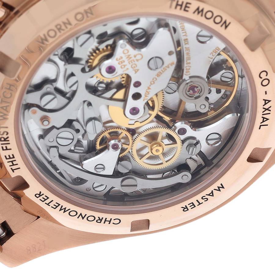 Omega Speedmaster Rose Gold Mens Moonwatch 310.60.42.50.01.001