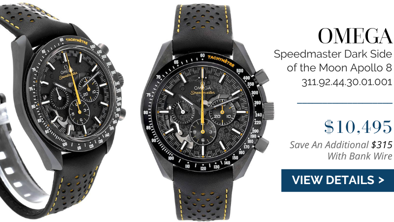 Omega Speedmaster Dark Side of the Moon Apollo 8 Ceramic Mens Watch 311.92.44.30.01.001