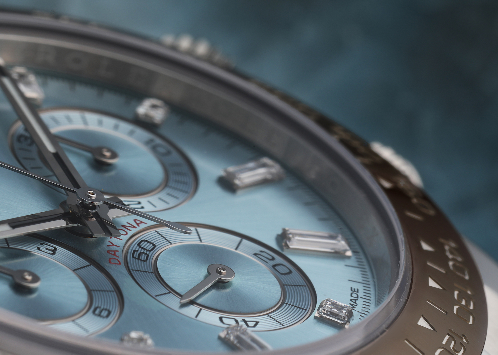 Rolex Daytona Ice Blue Dial Platinum Chronograph Mens Watch 116506