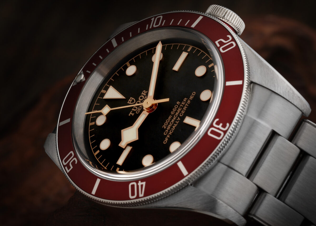 Tudor Heritage Black Bay Burgundy Bezel Steel Mens Watch 79230