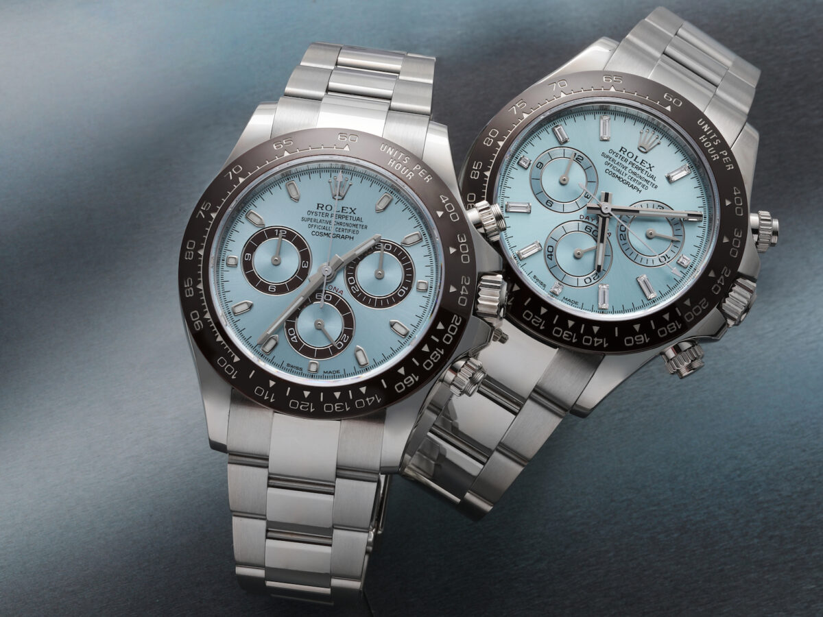Rolex Daytona Platinum Ice Blue Dials
