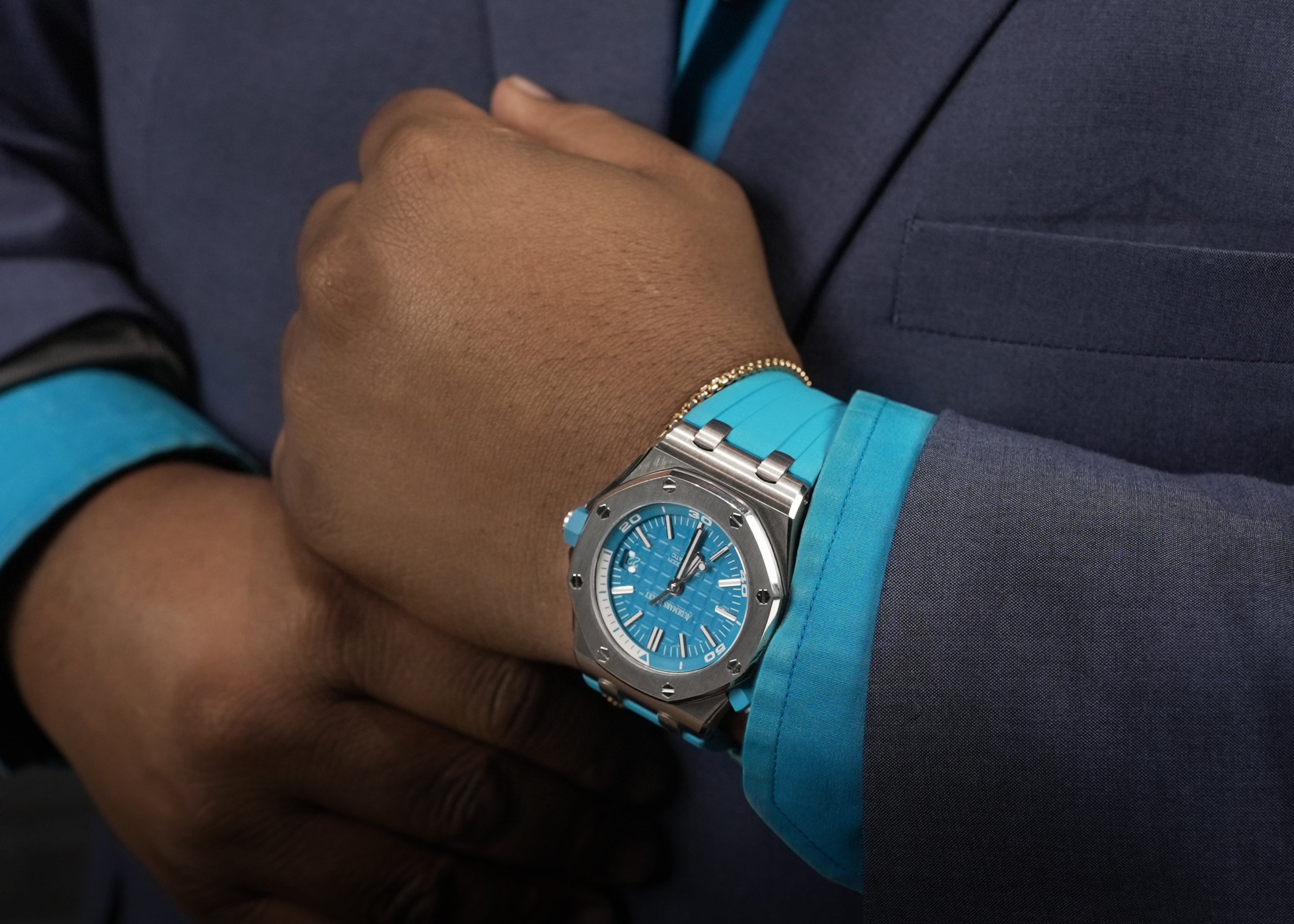 Audemars Piguet Royal Oak Offshore Diver Steel Mens Watch 15710ST