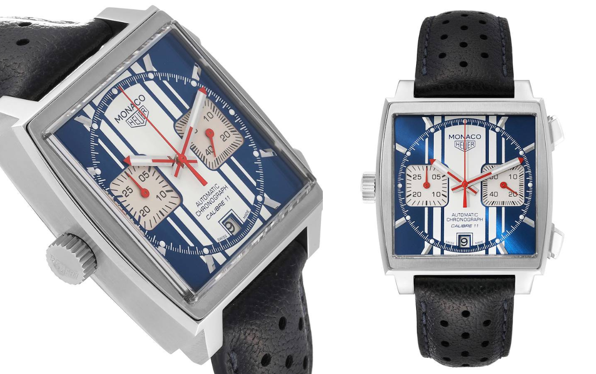 Tag Heuer Monaco McQueen Limited Edition Steel Mens Watch CAW211D