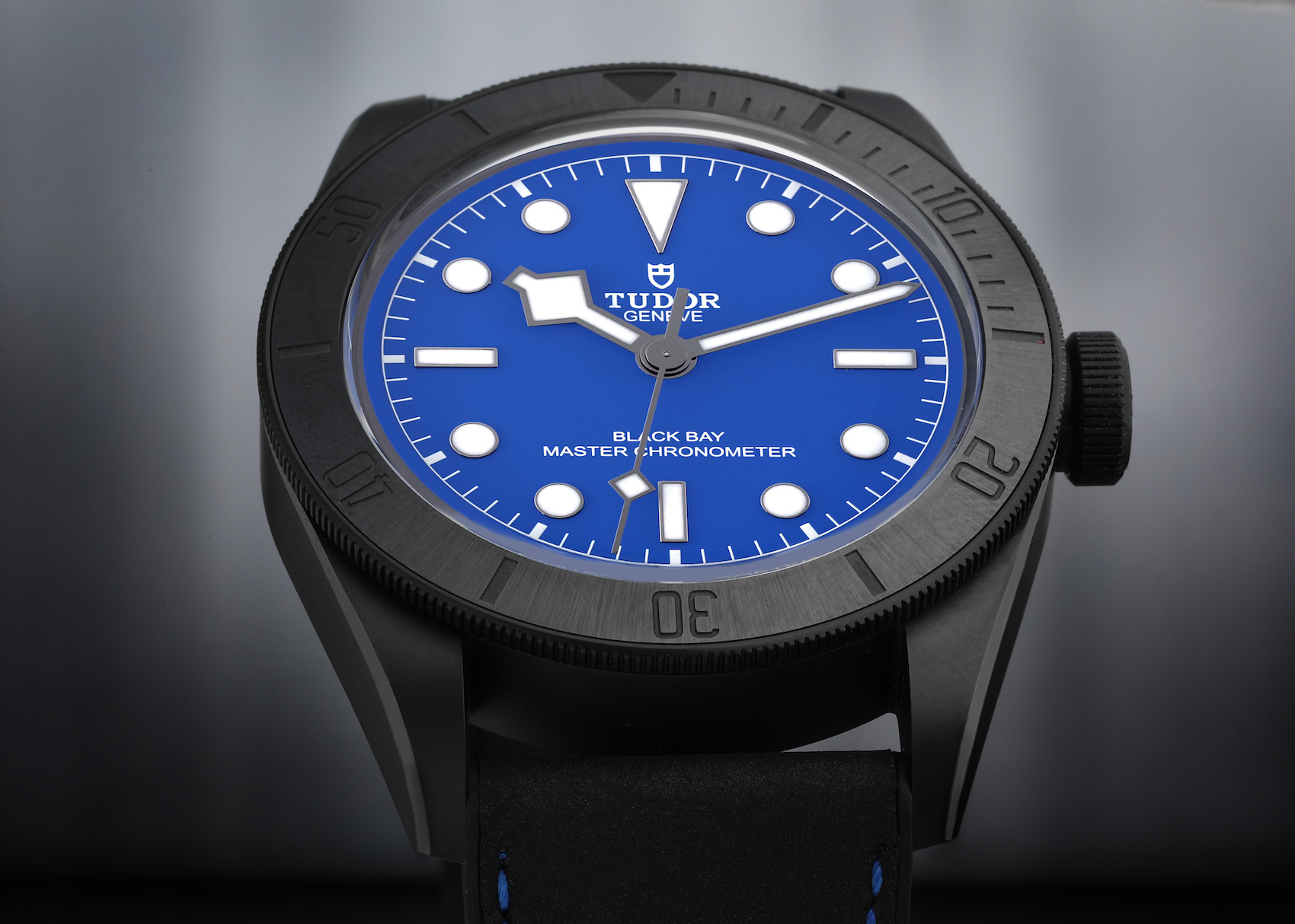Tudor Heritage Black Bay Blue Dial Ceramic Mens Watch 79210