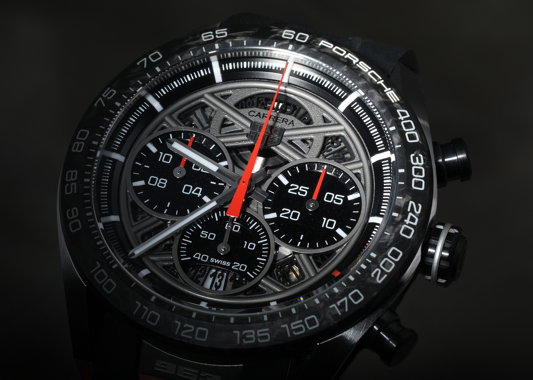 TAG Heuer Carrera Chronograph Porsche LE Skeleton Mens Watch CBU2010