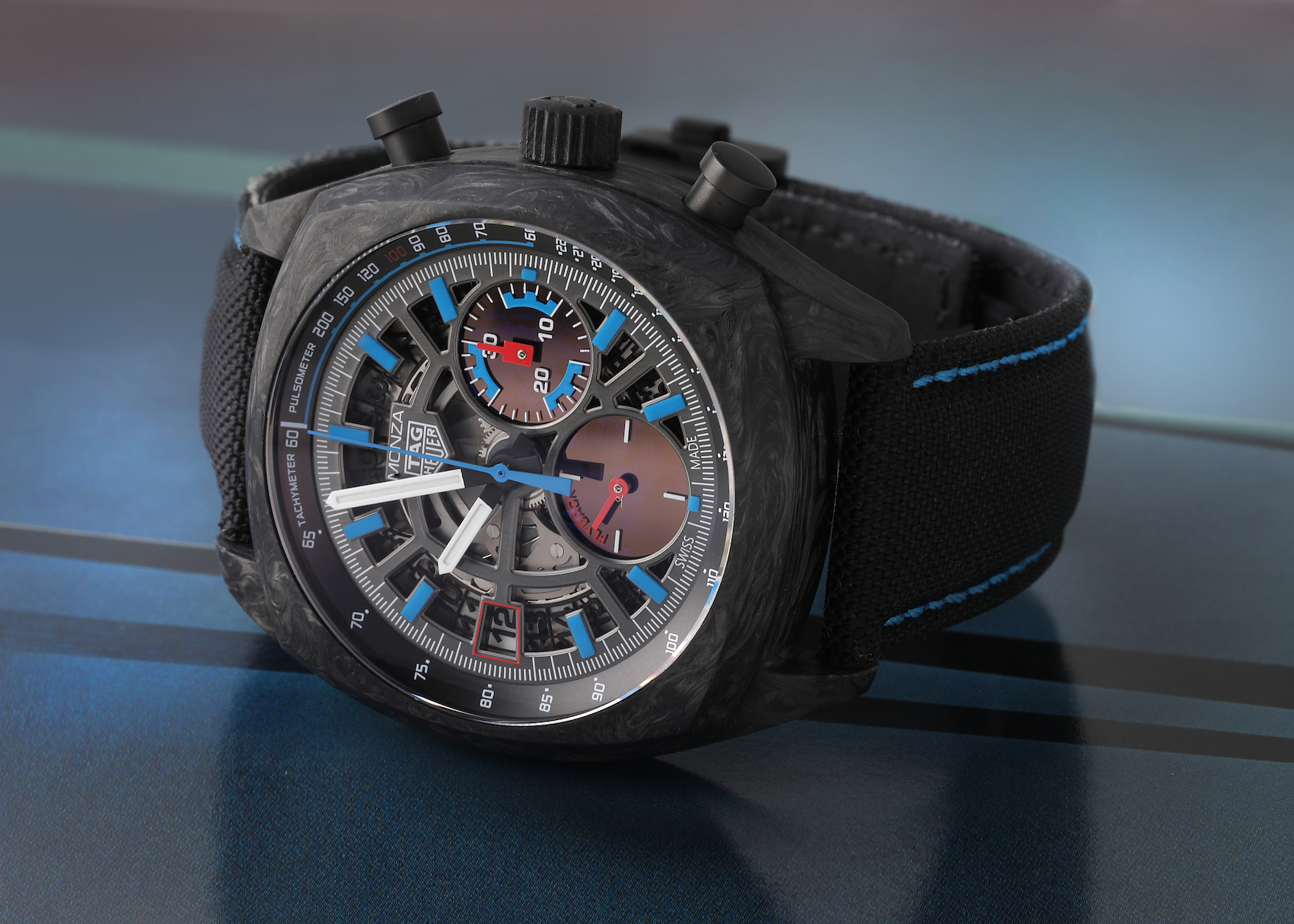 Tag Heuer Monza Flyback Chronometer Carbon Mens Watch CR5090