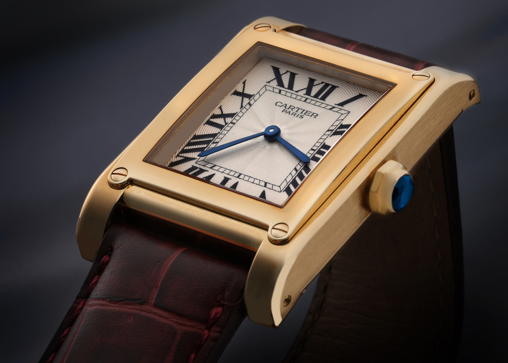 Cartier Tank a Vis Privee CPCP Collection Yellow Gold Mens Watch W1529451