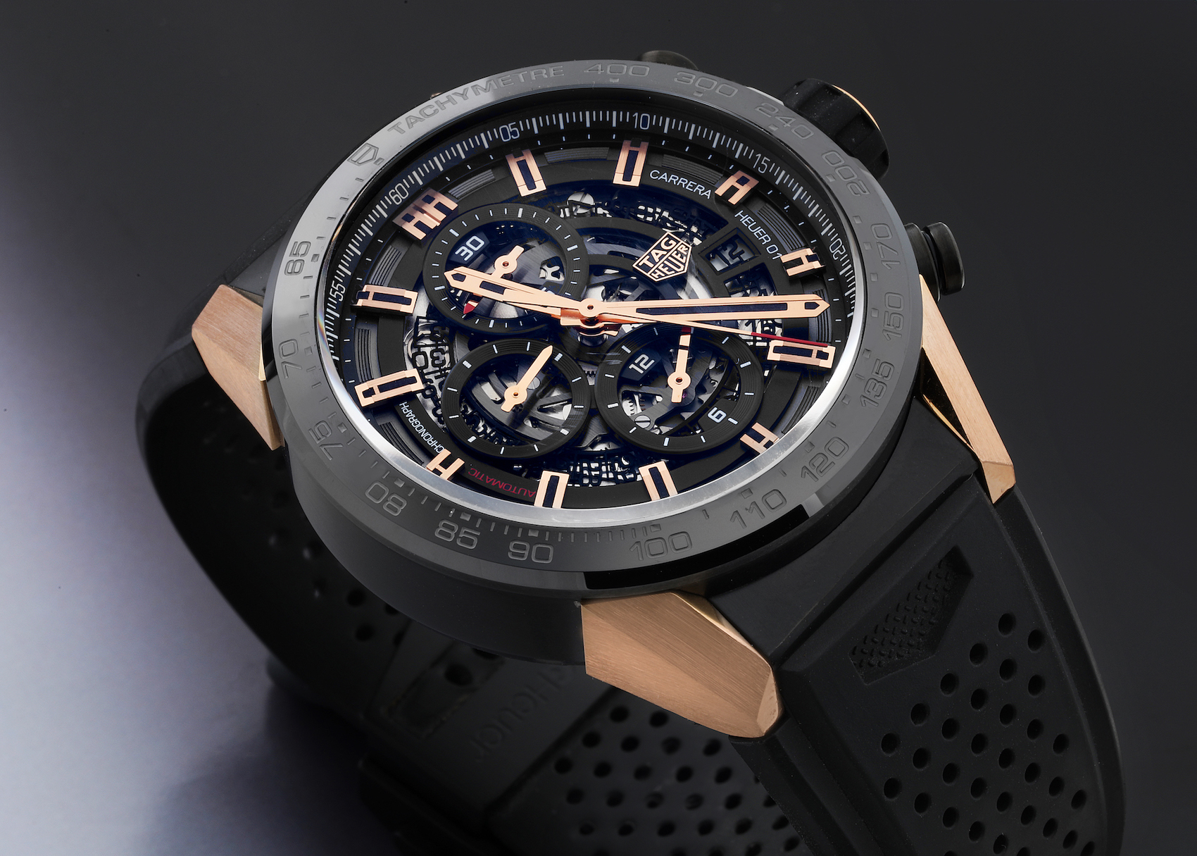 Tag Heuer Carrera Caliber Heuer 01 Skeleton Watch CAR205A