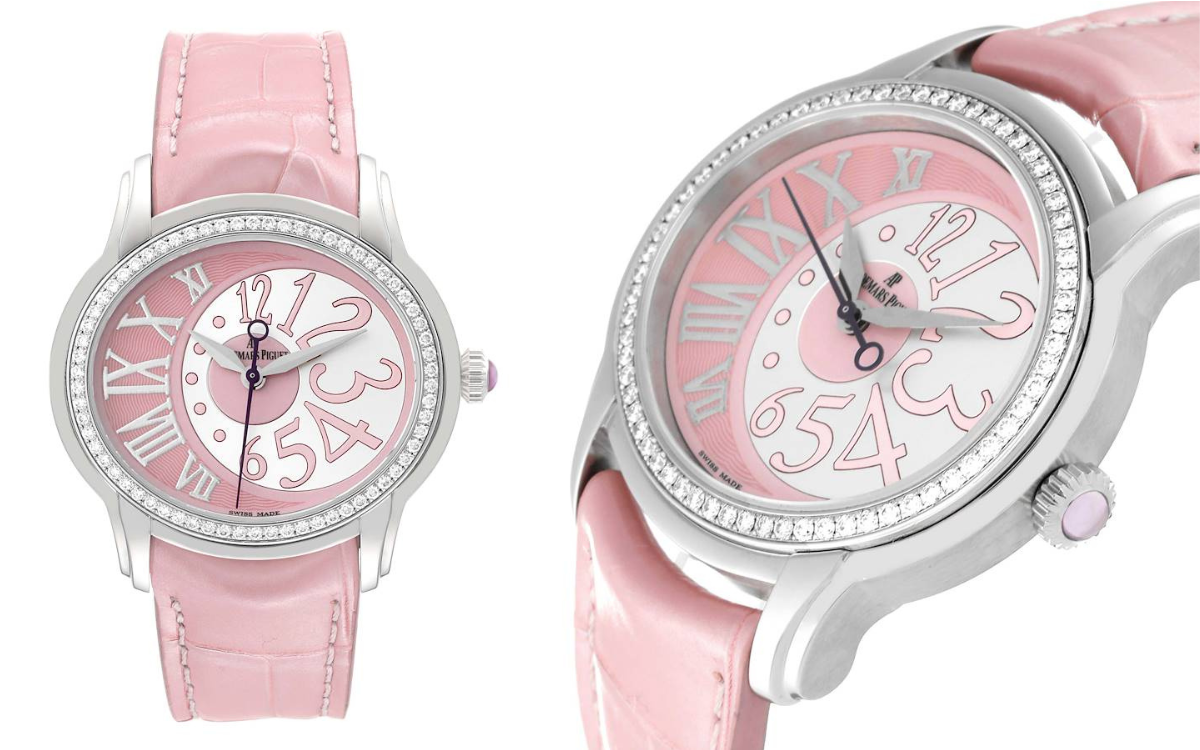 Audemars Piguet Millenary Steel Diamond Ladies Watch 77301ST