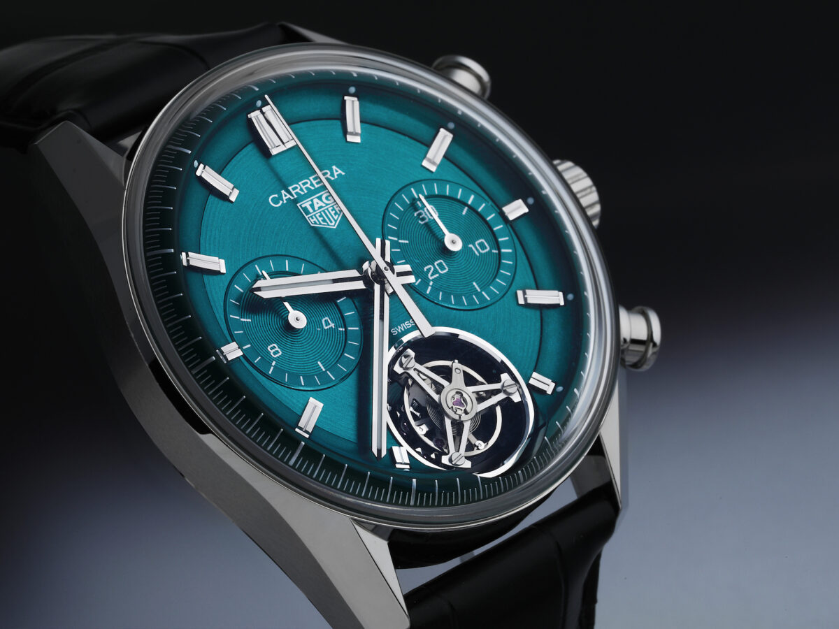 Tag Heuer Carrera Chronograph Tourbillon Steel Mens Watch CBS5011