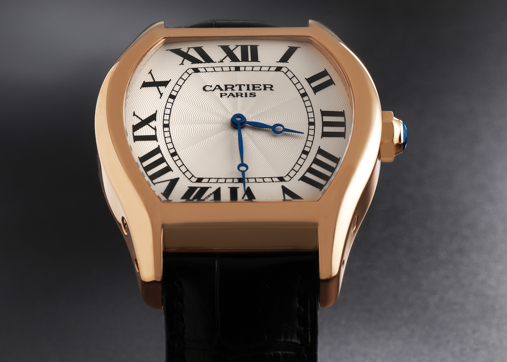 Cartier Tortue XL CPCP Collection Rose Gold Mens Watch 2763 W1546051