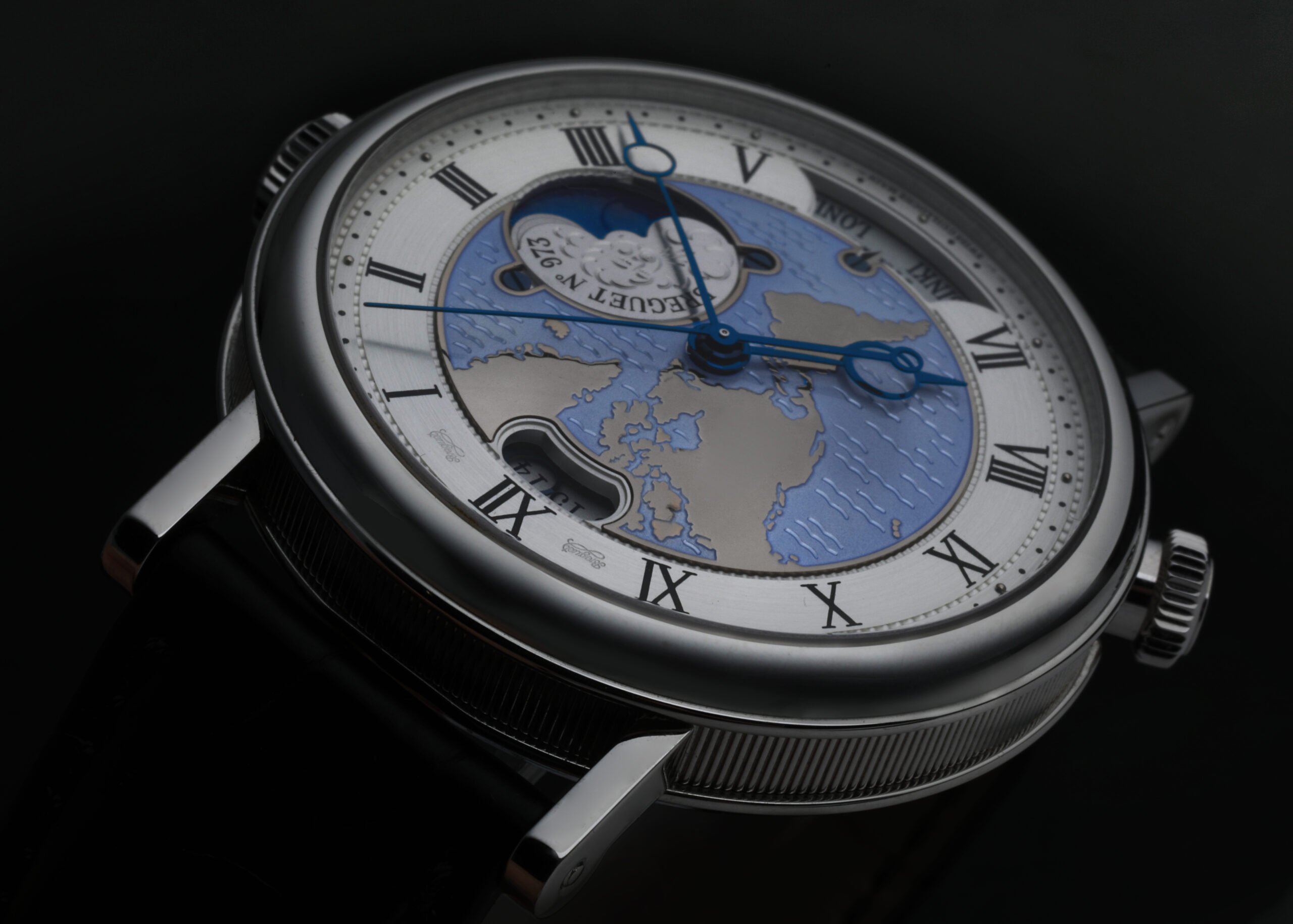 Breguet Classique Hora Mundi Platinum Mens Watch 5717