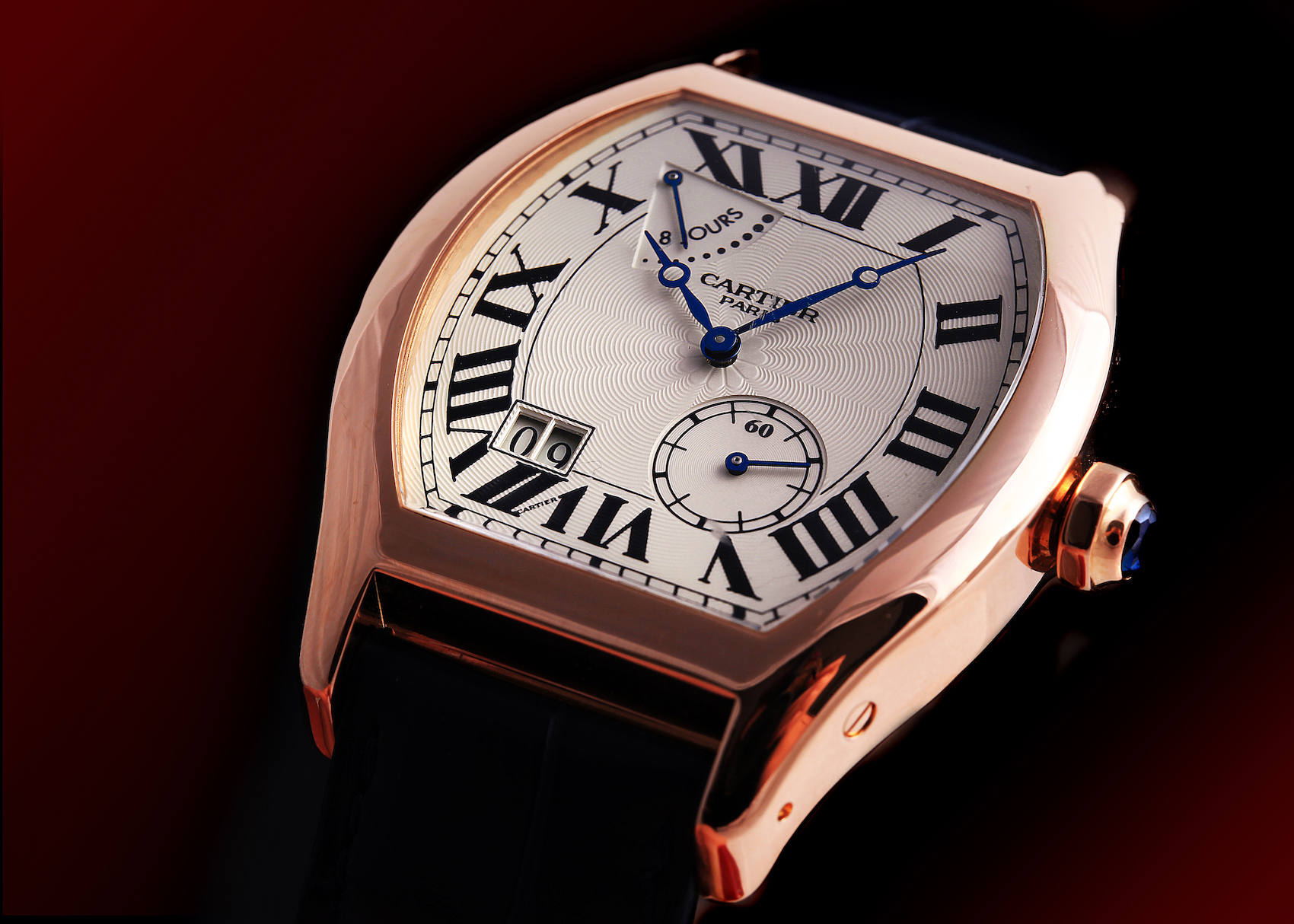 Cartier Tortue CPCP Privee Rose Gold 8 Day Power Reserve Mens Watch W1545851