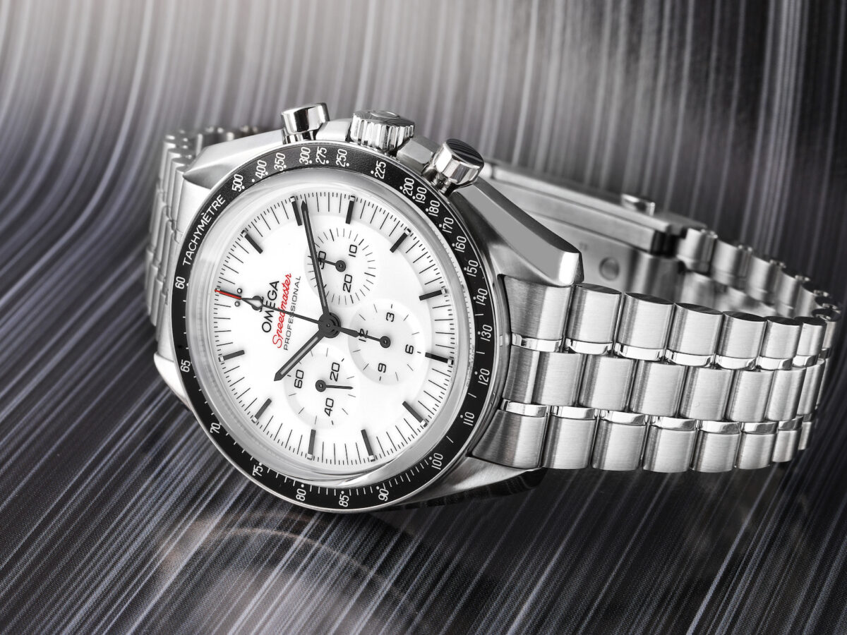 Omega Speedmaster Moonwatch Steel White Dial Watch 310.30.42.50.04.001