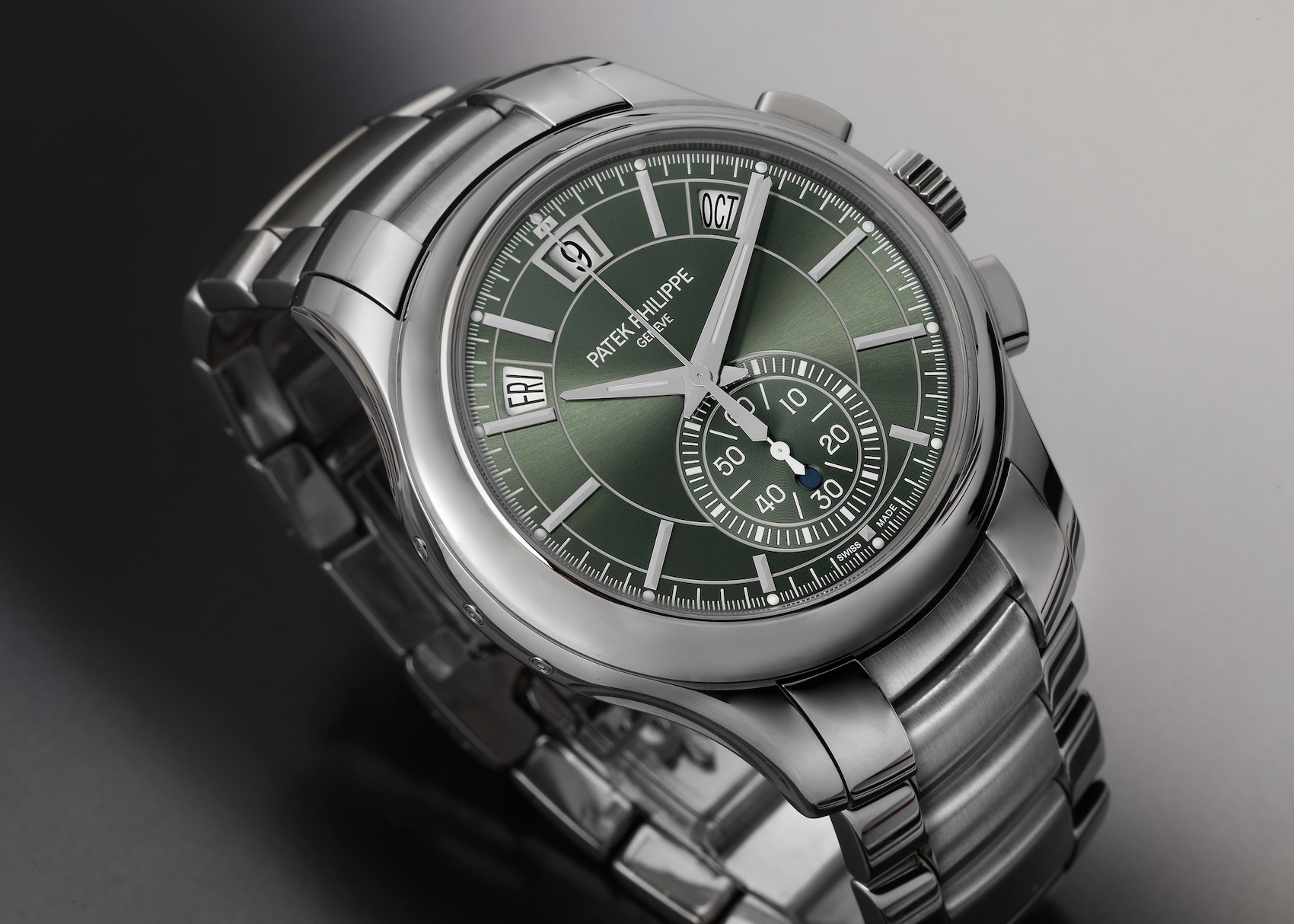 Patek Philippe Complications Annual Calendar Steel Mens Watch 5905