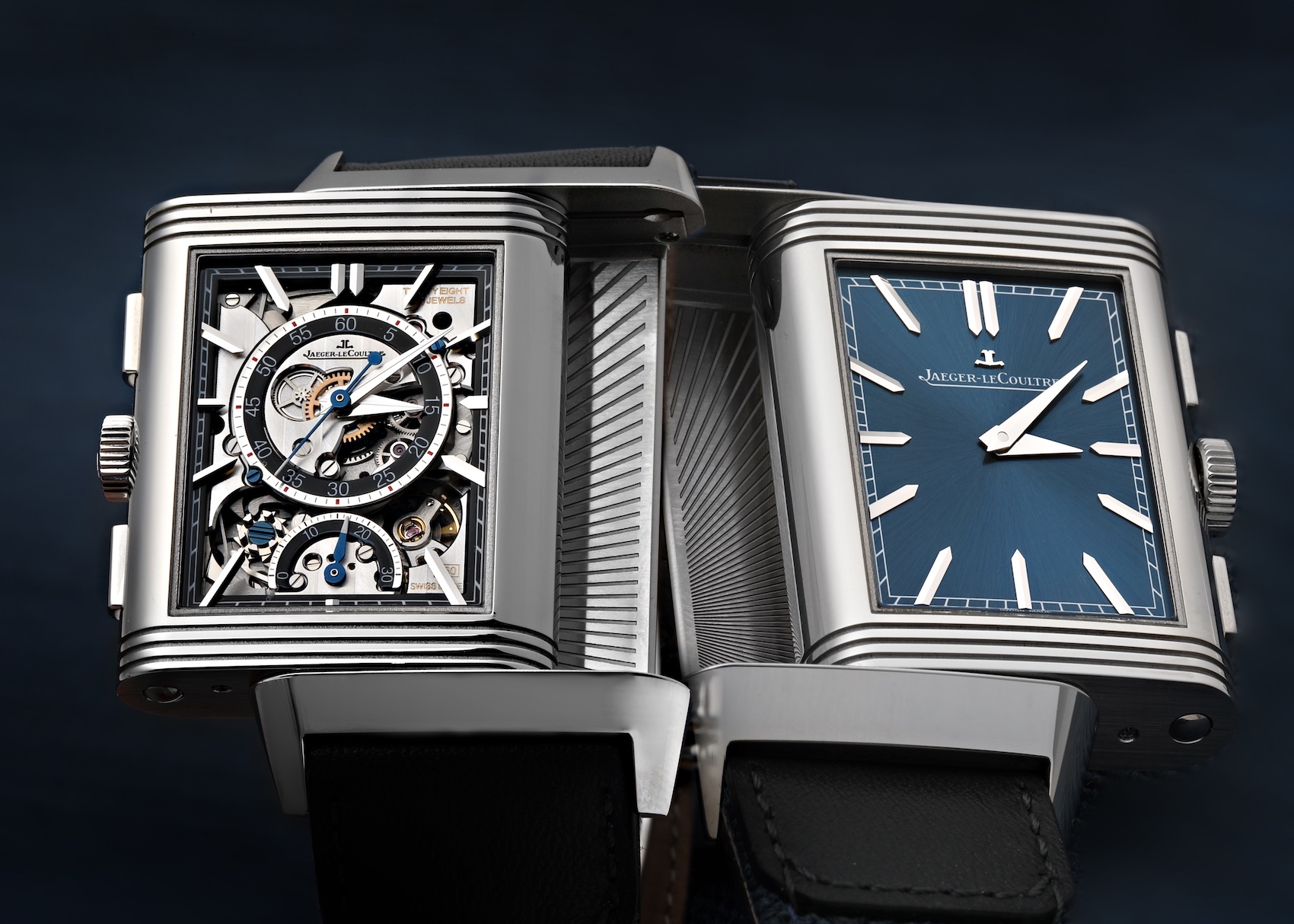 Jaeger LeCoultre Reverso Tribute Chronograph Mens Watch 216.8.S0 Q389848J