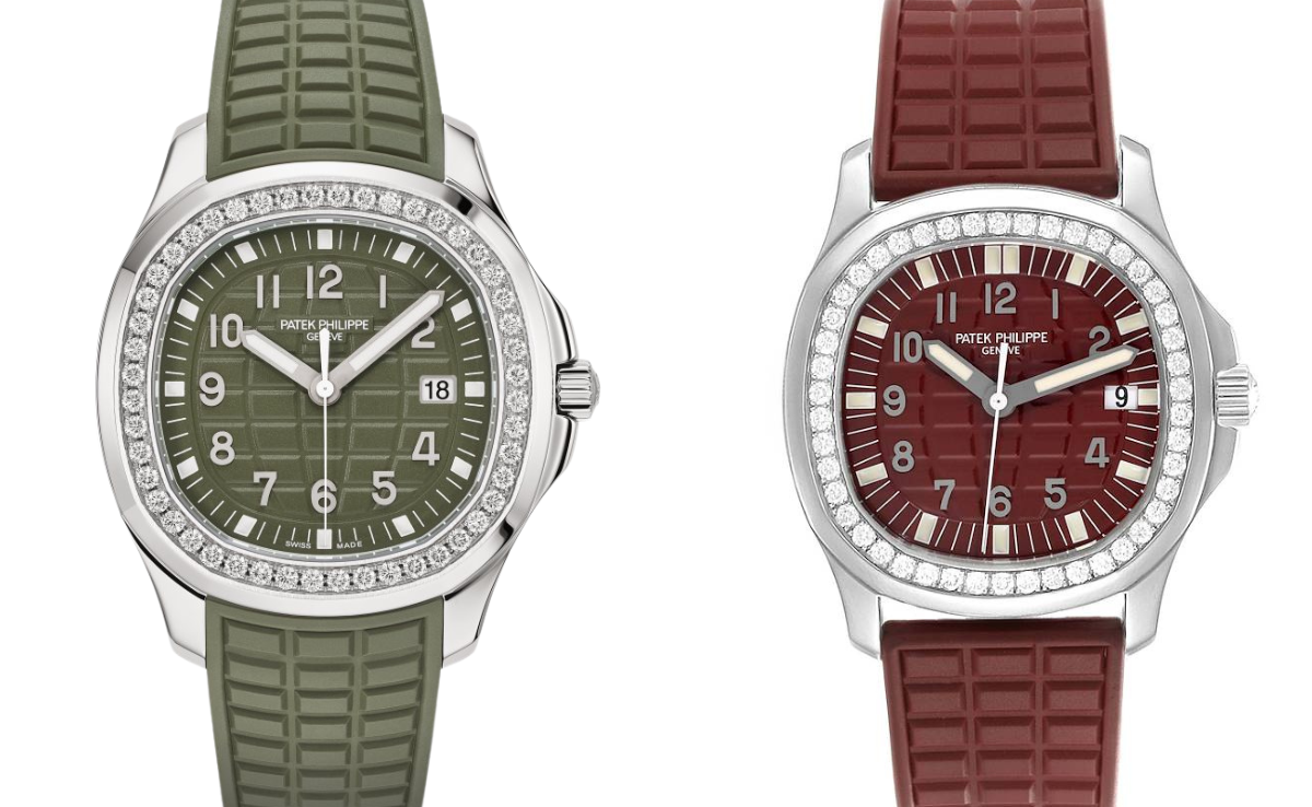 Patek Philippe Aquanaut Luce Green and Red Dial Watches