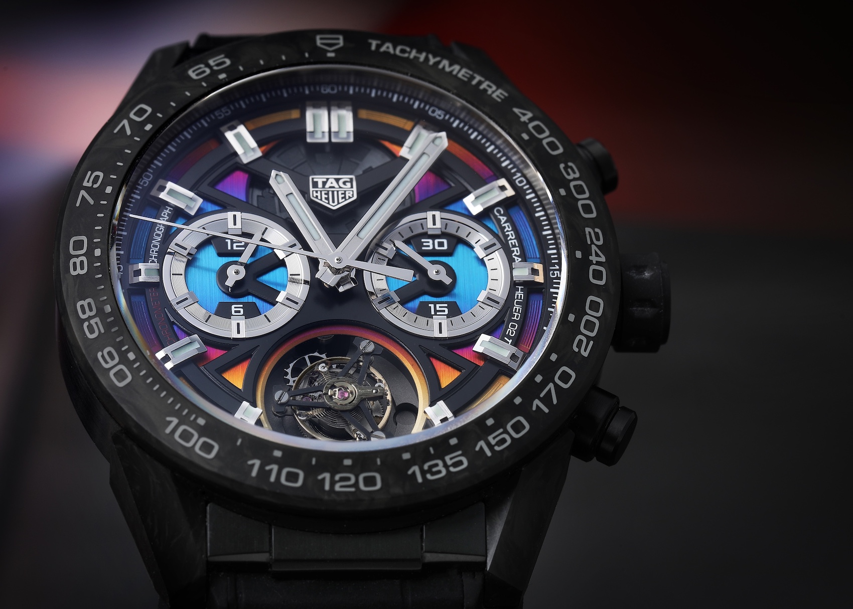 Tag Heuer Carrera Polychrome Titanium Carbon Watch CAR5A8AF