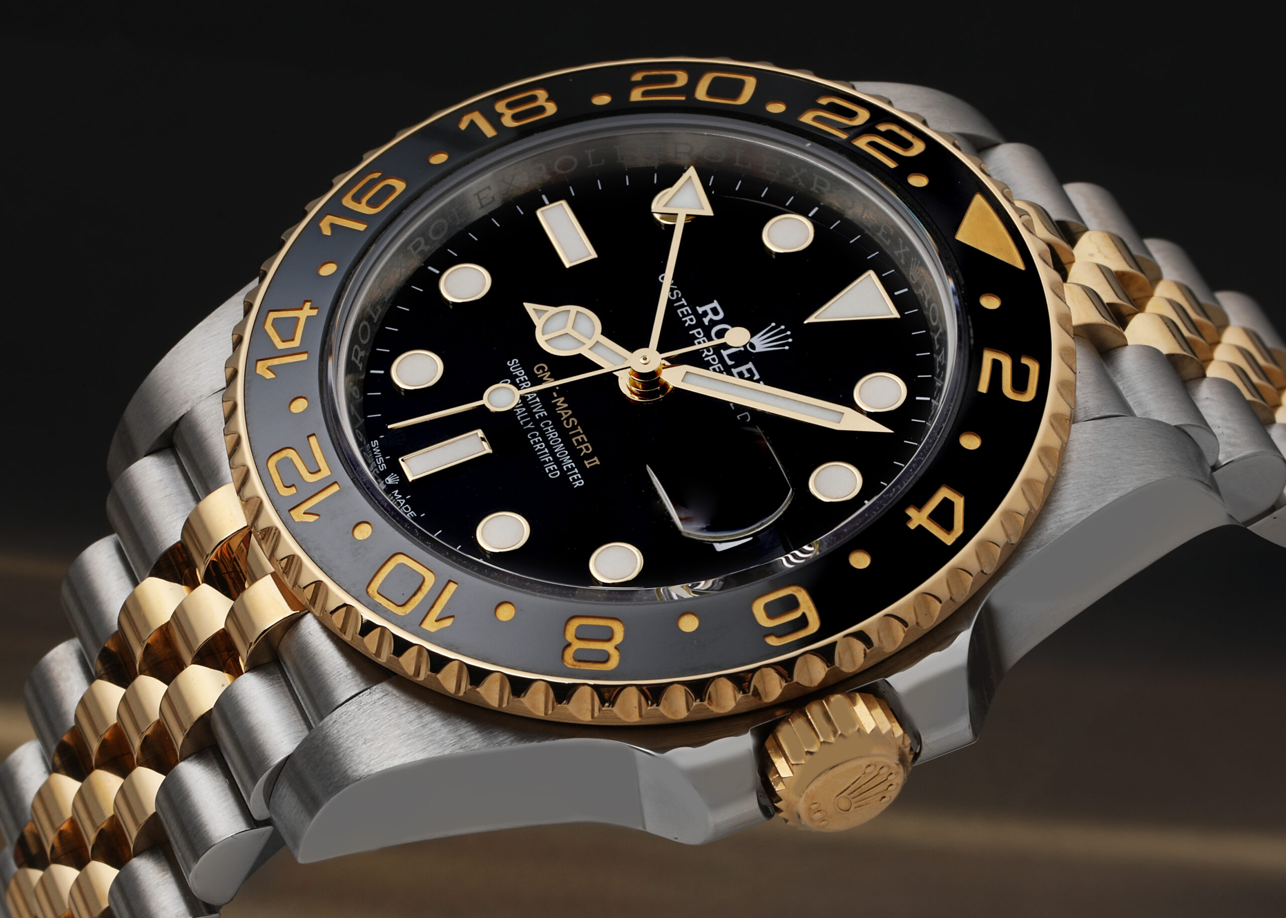 Rolex GMT-Master II Oystersteel Yellow Gold 126713GRNR