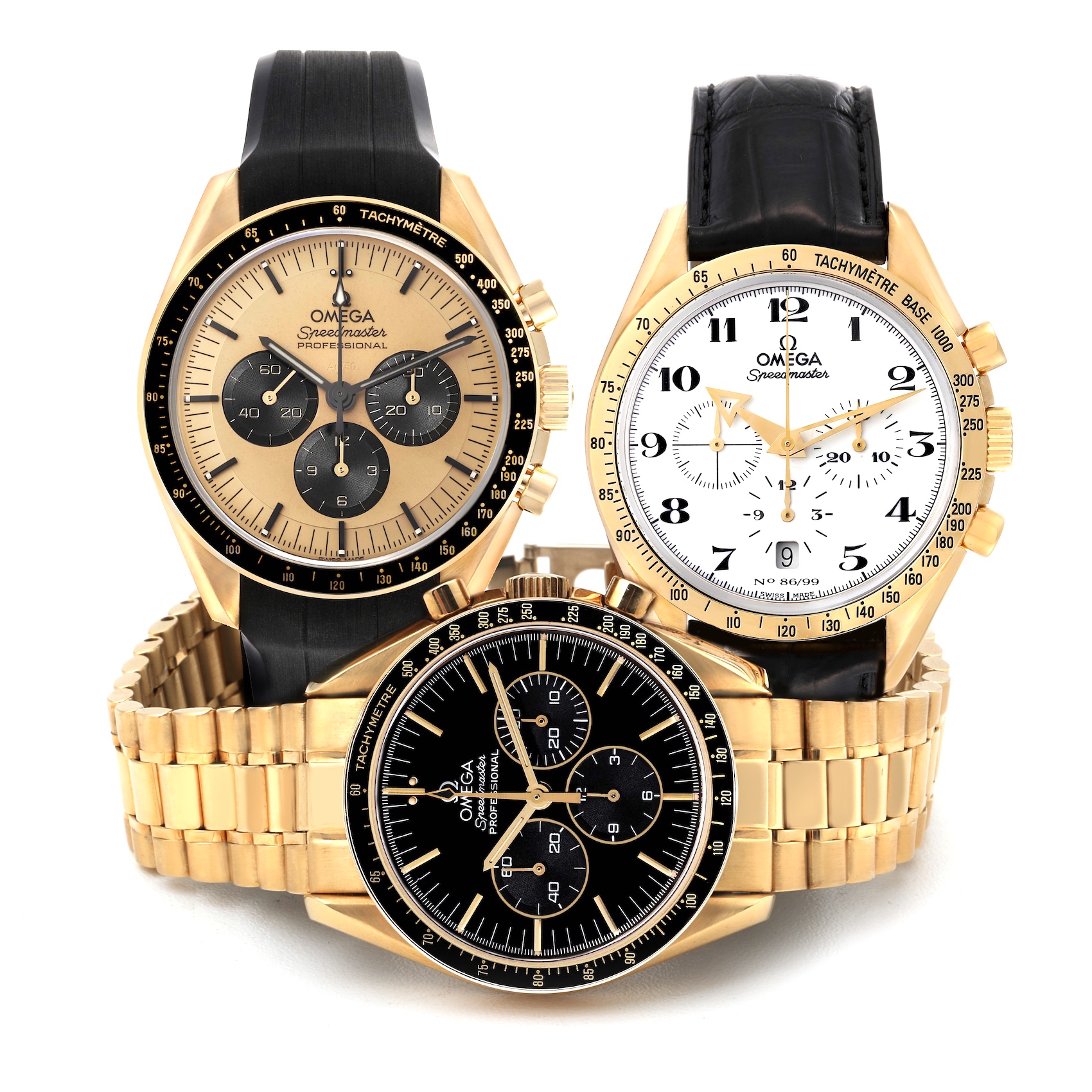 Omega Speedmaster Yellow Gold Models