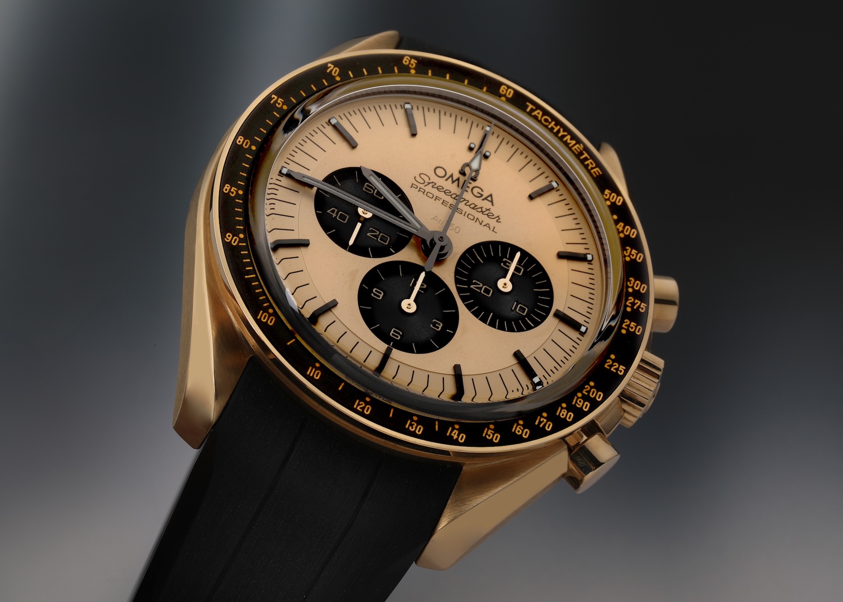 Omega Speedmaster Yellow Gold Mens Moonwatch 310.62.42.50.99.001