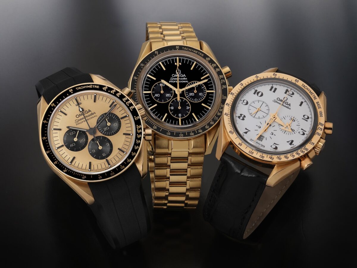 Omega Speedmaster Yellow Gold Models