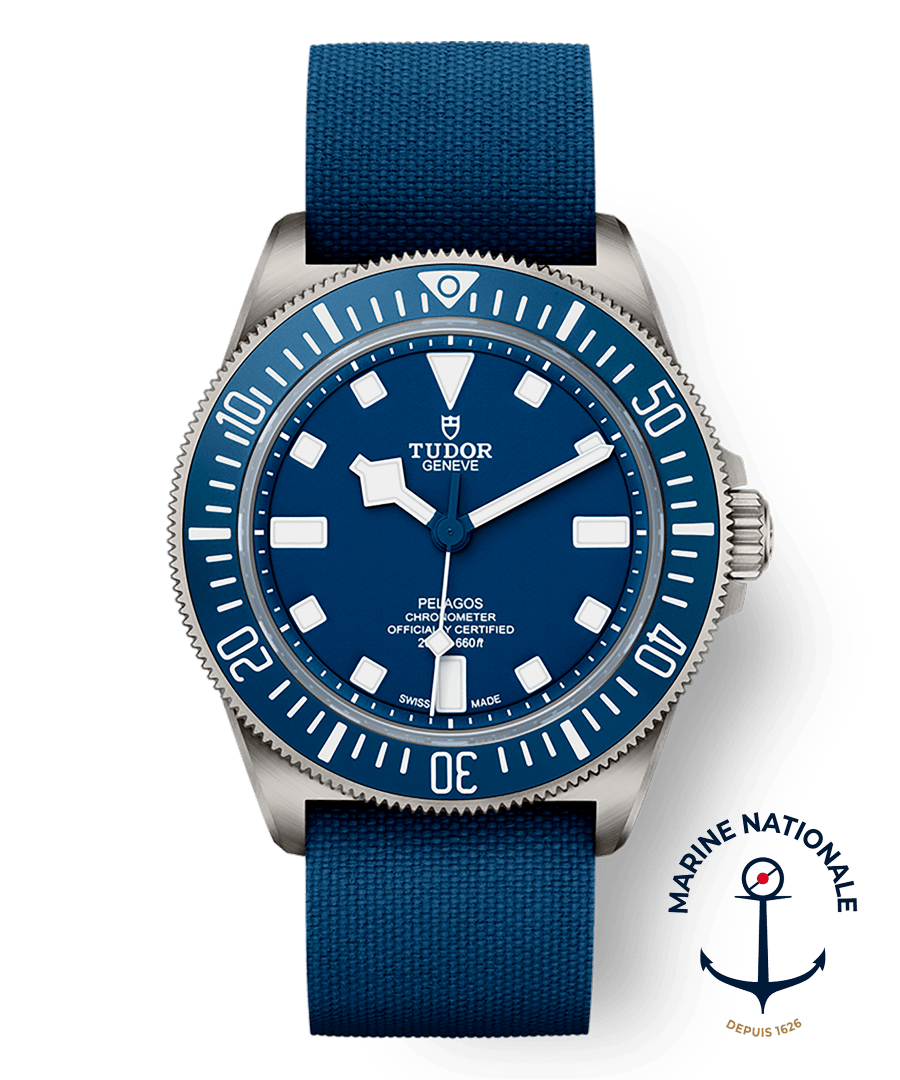 Tudor Pelagos FXD Blue Dial Titanium Mens Watch 25707