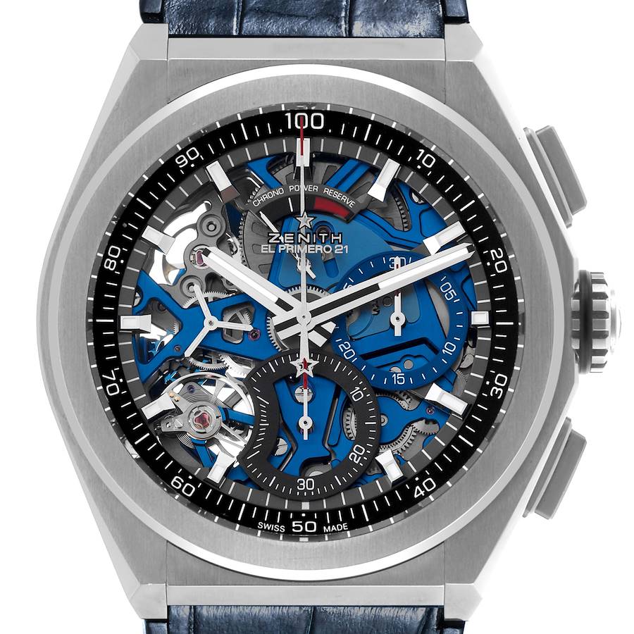 Zenith Defy El Primero 21 Chronograph Titanium Mens Watch 95.9002.9004 