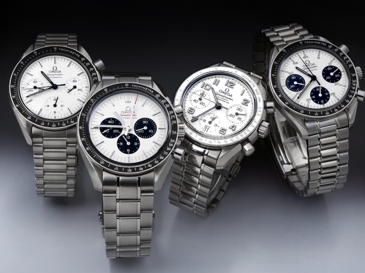 White Dial Omega Speedmasters