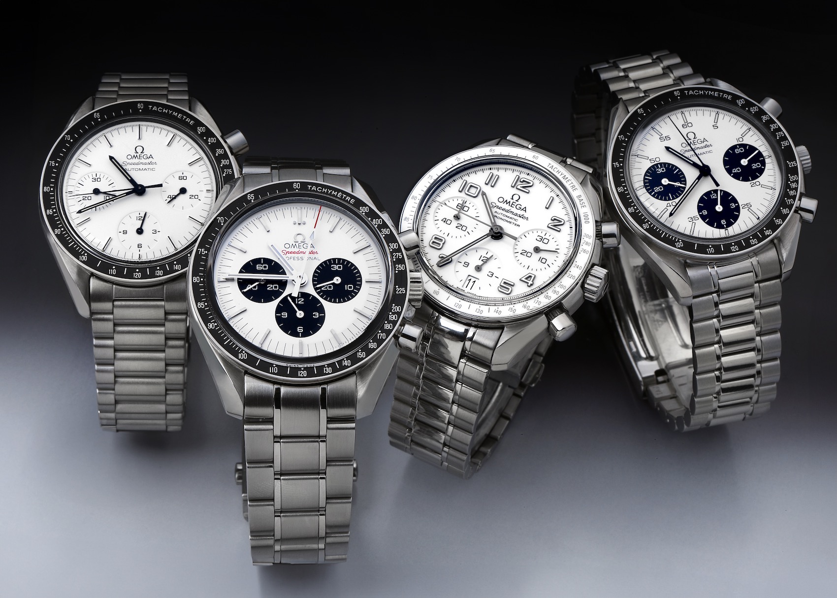 White Dial Omega Speedmasters