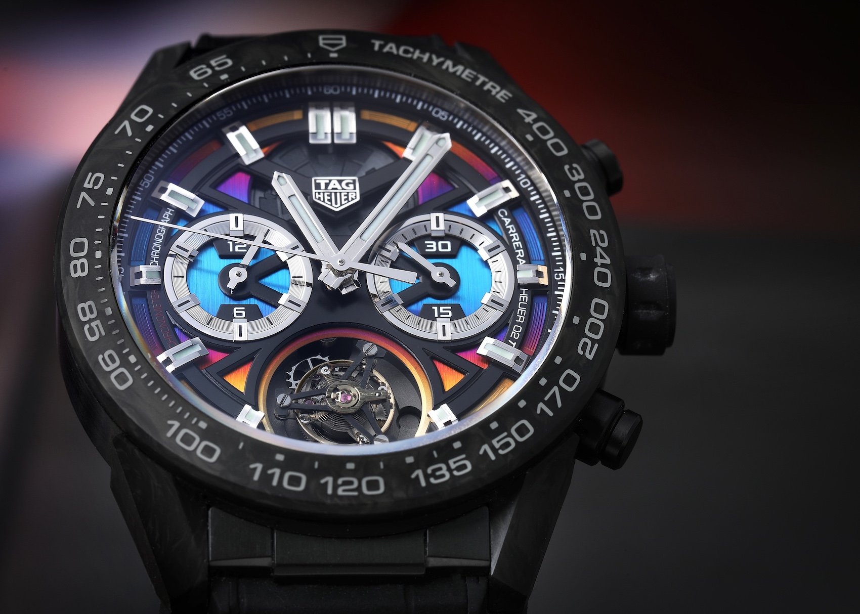 Tag Heuer Carrera Polychrome Titanium Carbon Watch CAR5A8AF