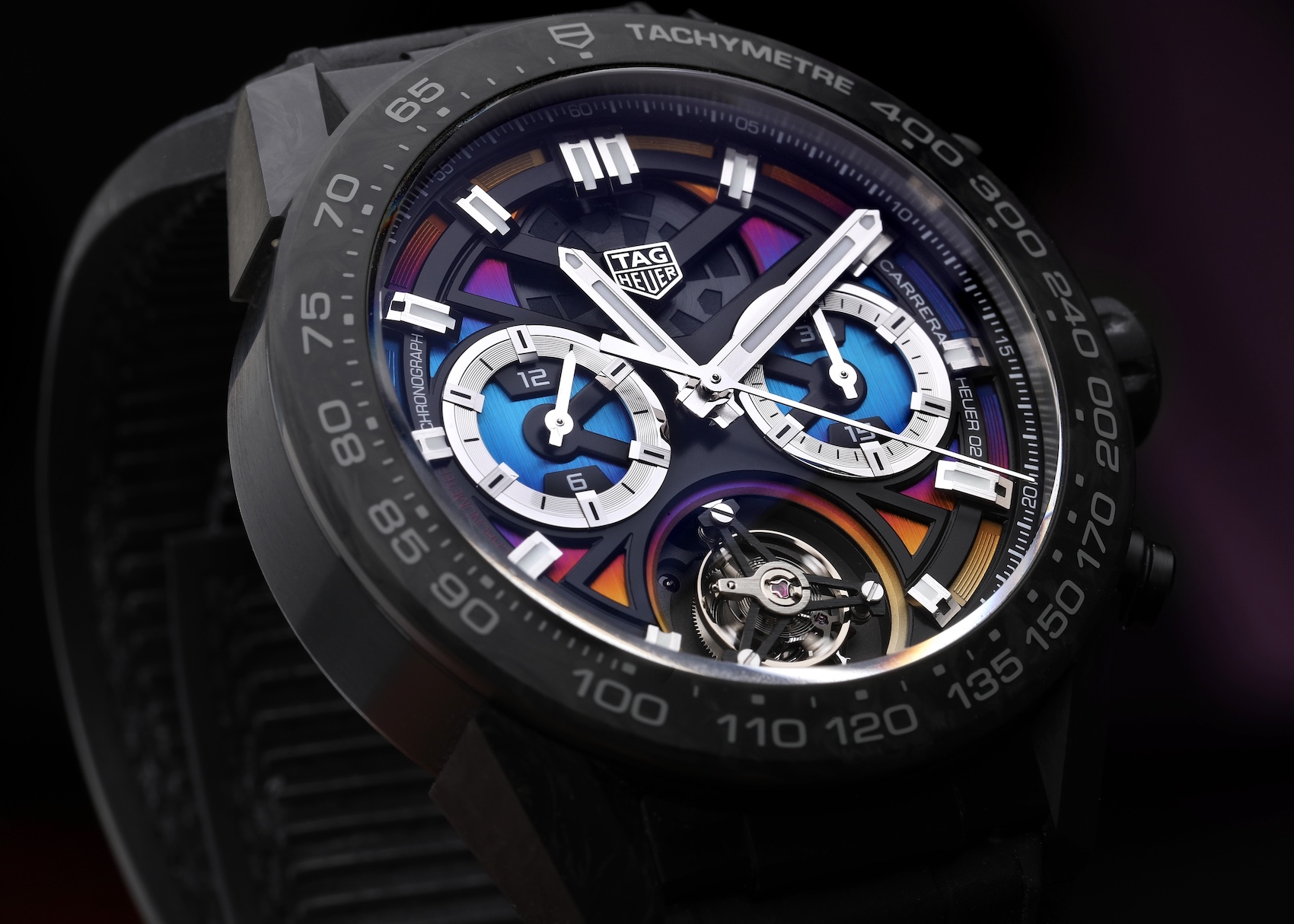 Tag Heuer Carrera Polychrome Titanium Carbon Watch CAR5A8AF