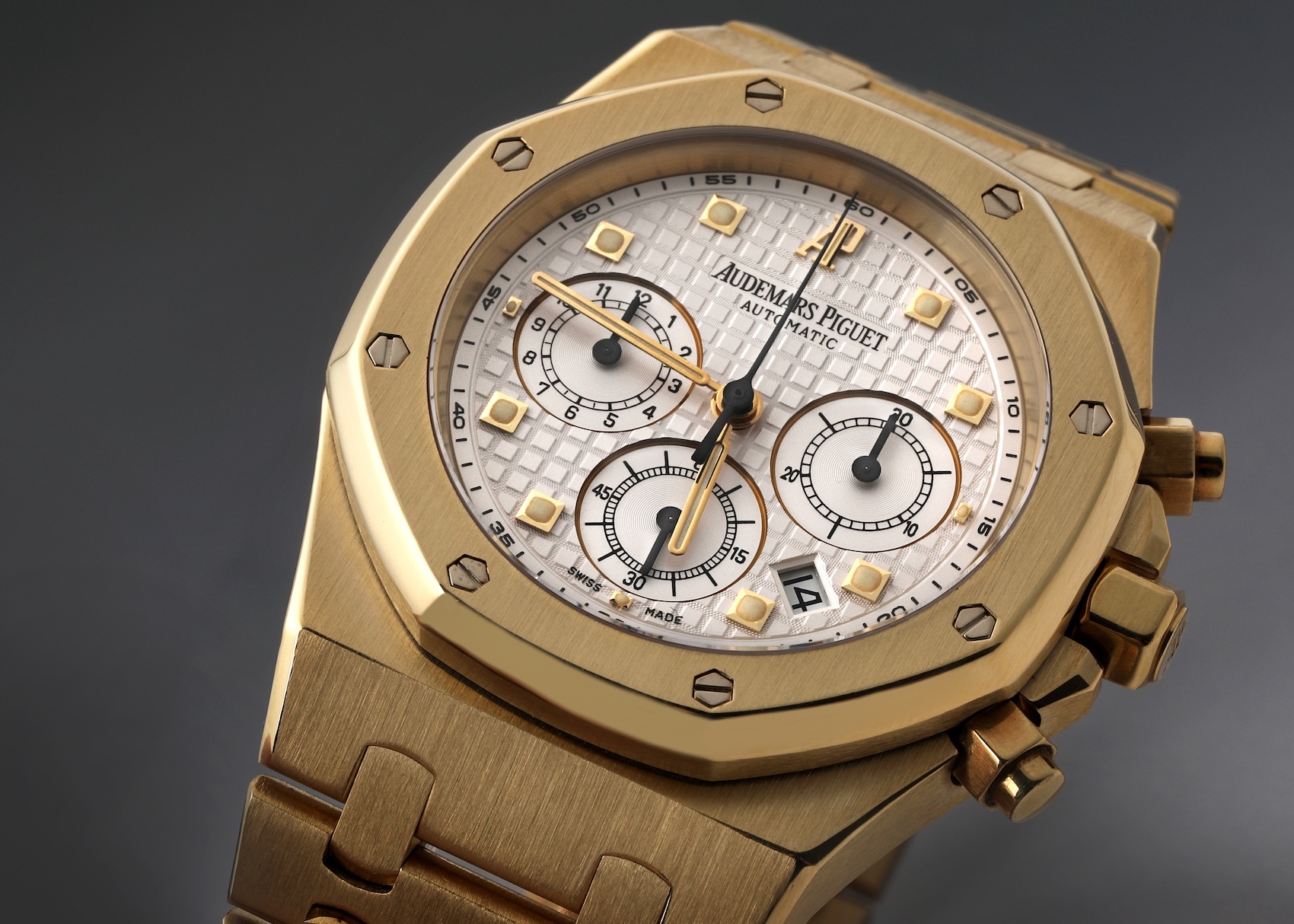 Audemars Piguet Royal Oak Kasparov Yellow Gold Mens Watch 25960BA