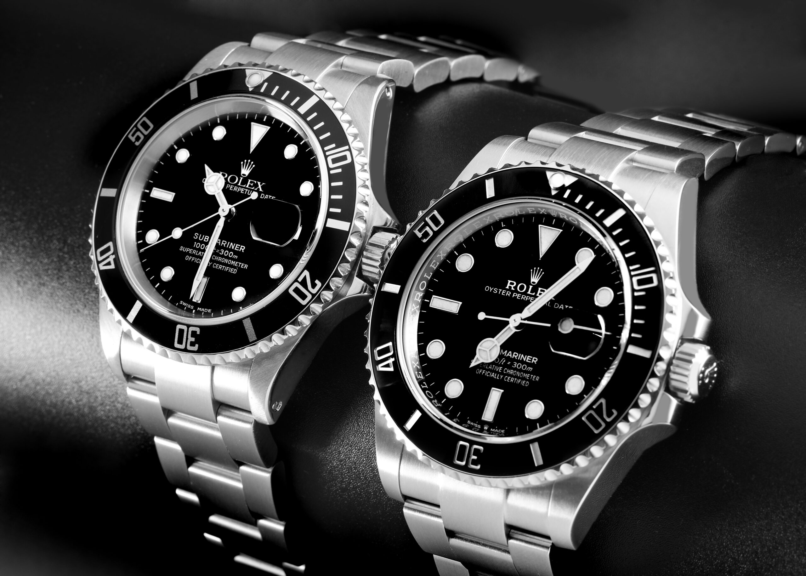 Rolex Submariner Steel Watches - 40mm ref 116110 and 41mm ref 126610
