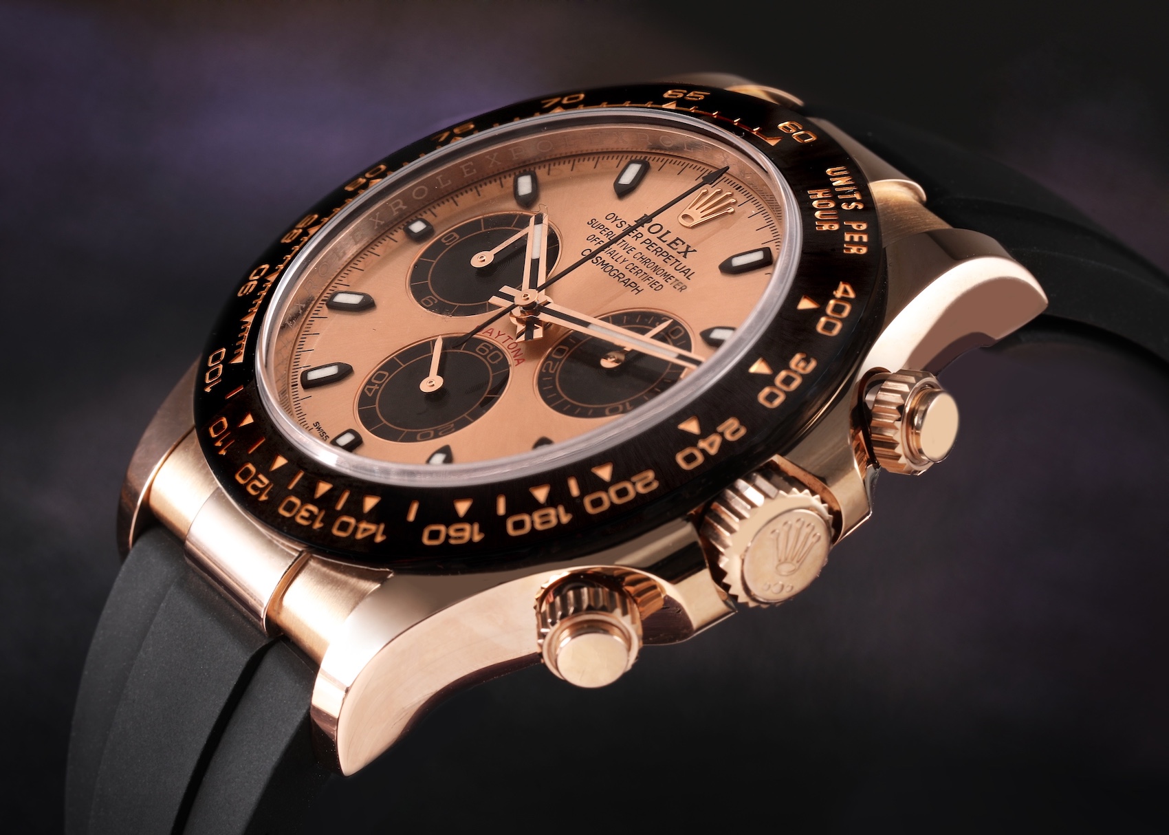 Rolex Daytona Cosmograph Rose Gold Everose Mens Watch 116515