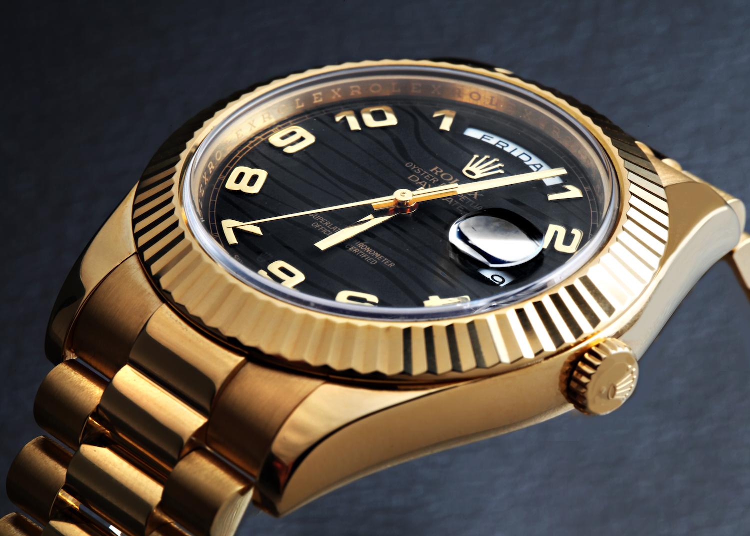 Rolex Day-Date II 41 President Yellow Gold Mens Watch 218238