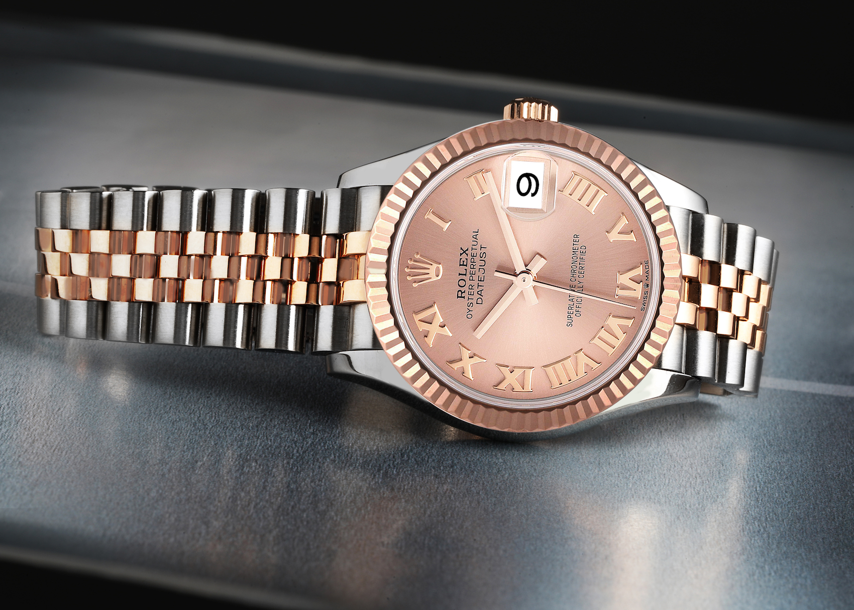 Rolex Datejust 31 Midsize Steel Rose Gold Rose Dial Ladies Watch 278271