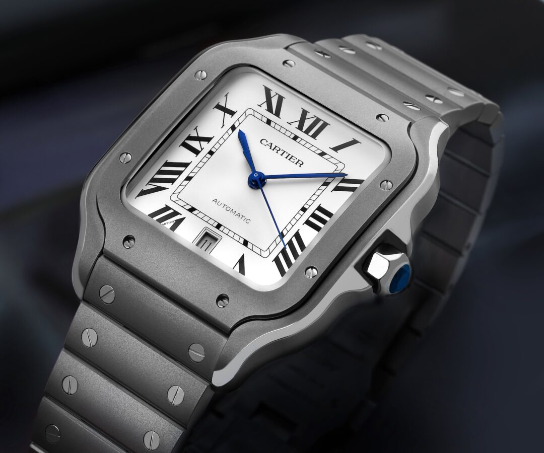 A First: Reviewing the Cartier Santos in Bead-Blasted Titanium (WSSA0089)